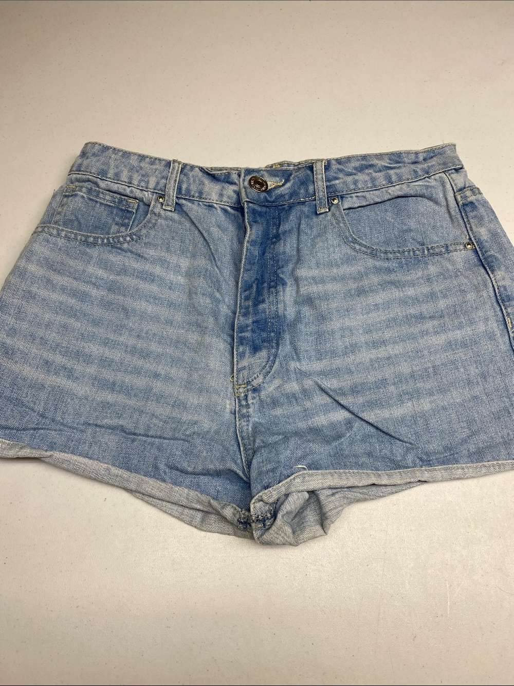 Forever 21 Light Wash Denim Shorts